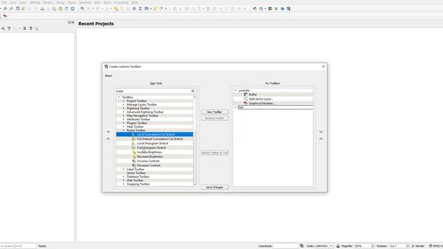Create customs Toolbars for Qgis смотреть онлайн