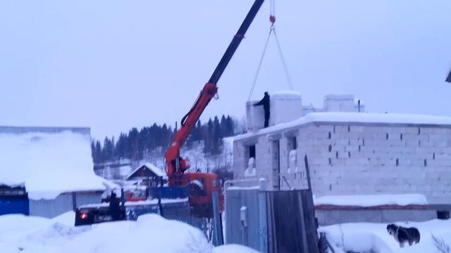 Завозим газобетон на стройку смотреть онлайн
