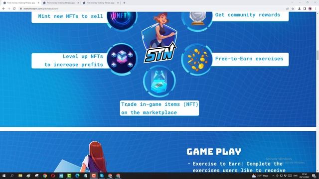 About Stretch To Earn fitness app смотреть онлайн