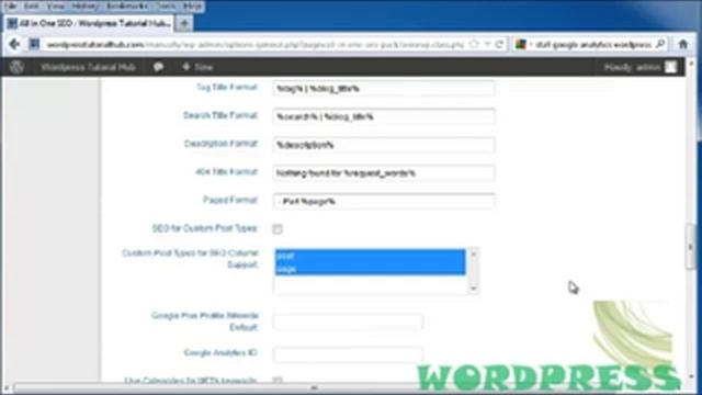 WP 3x Tutorial 41 Using the All In One SEO Pack for Your WordPress смотреть онлайн