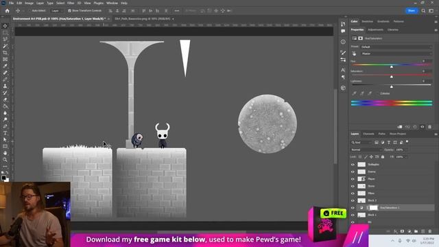 The Hollow Knight Look IN 15 MINS (EASY 2D UNITY TUTORIAL) смотреть онлайн