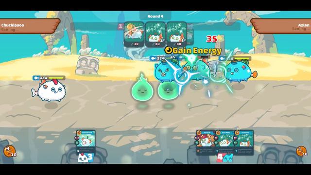 AAP vs AAP (Double Anemone Midline vs Double Anemone Backline) | Axie Infinity Replays смотреть онлайн