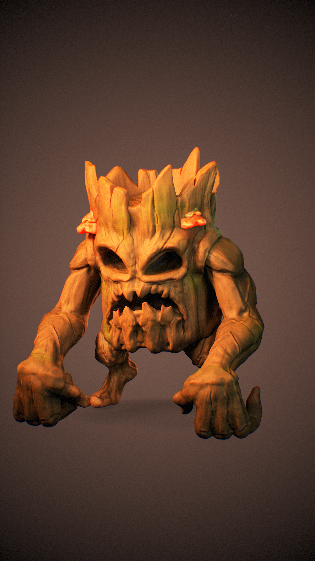 SpeedSculpt - Stump Monster #shorts смотреть онлайн