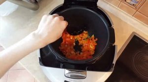 Овощное рагу с баклажанами в мультиварке Bork U800. На скорую руку!