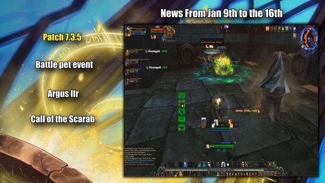 Bite Sized WoW News - Patch 7.3.5 day, Also Pet Battle event! смотреть онлайн