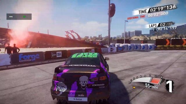 V-Rally 4 - Mitsubishi Lancer Evolution X - Car Show Crash Test . 1440p 60fps. смотреть онлайн