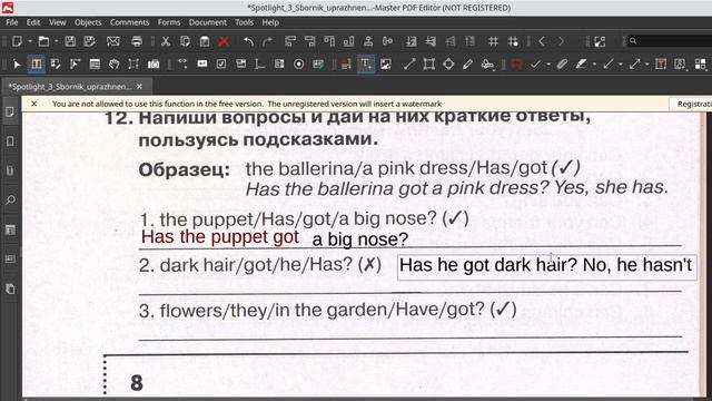 английский 3 класс spotlight сборник упражнений страницы 8, 9 Упр 11, 12, 13 вторая часть смотреть онлайн
