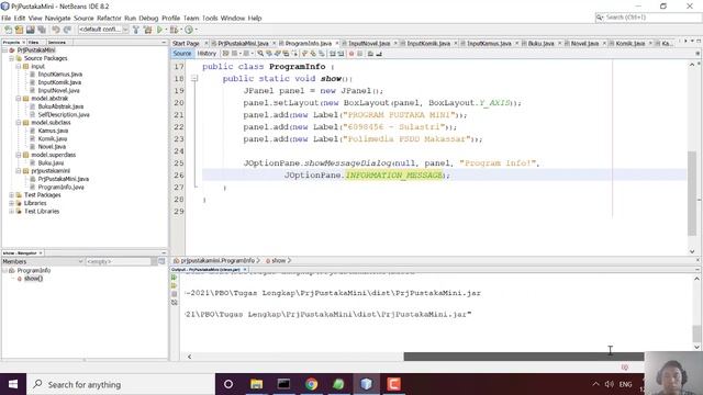 Video 07 Membuat JAR File - Aplikasi PBO Pustaka Mini - Analisis Desain Berorientasi Objek смотреть онлайн