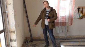 Дом из газоблока 300мм в тепловизоре