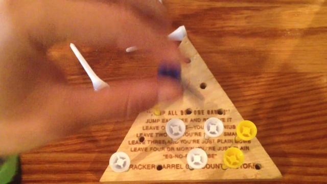 How to solve Cracker Barrel Peg Game |Jump all but One Game trick | Solution смотреть онлайн