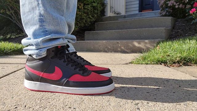 SNEAKERHEAD SATURDAY: NIKE COURT VISION MID BRED ON FEET : NO HYPE DM8682 001 смотреть онлайн