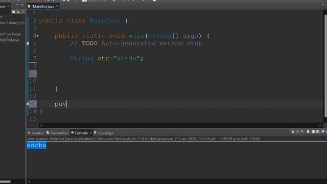 Reverse a String Using Recursion in Java смотреть онлайн