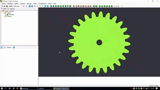 FreeCAD - STL - Cambam - Gcode