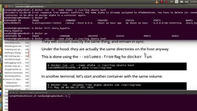Volumes in Docker part 1 смотреть онлайн