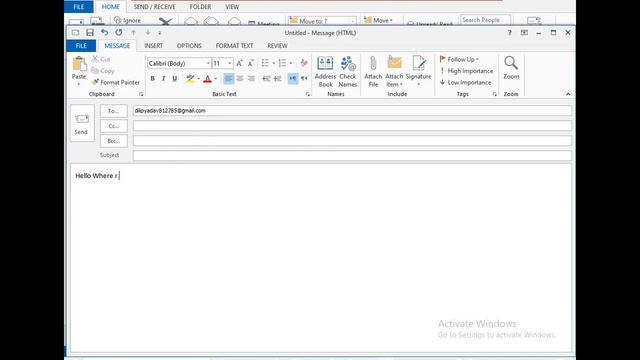 How to Send a Mail in MS Outlook | GIT Education смотреть онлайн
