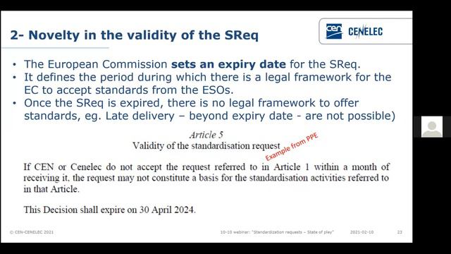 10-10 webinar - Standardization Requests - State of play смотреть онлайн