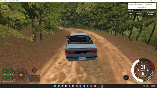 BeamNG.drive (Pruebas contrarreloj) (Nissan 240SX) смотреть онлайн