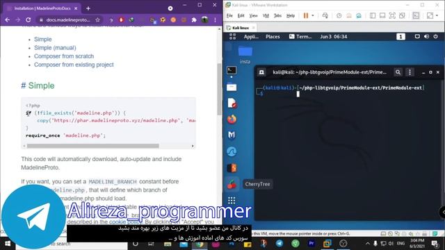 آموزش ساخت ربات مدلاین قسمت دوم | make telegram madelineproto client bot session 2 смотреть онлайн