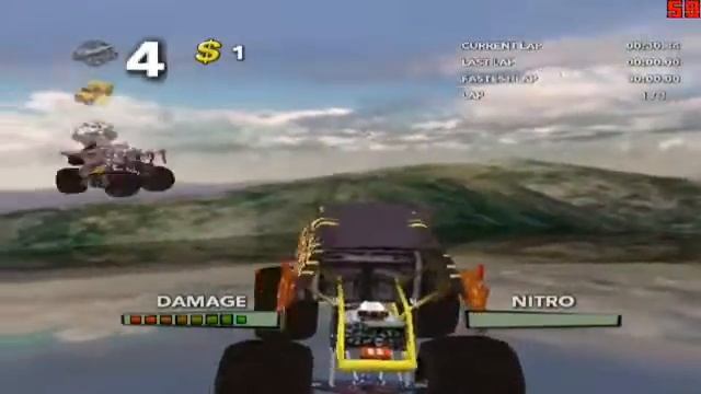 Monster Trux Offroad - Invisible Track Cheat смотреть онлайн