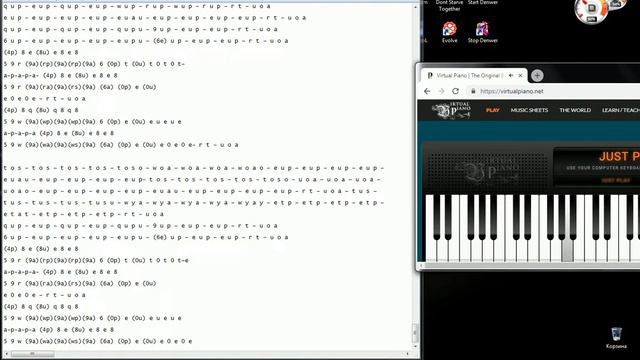 Ludovico Einaudi Una Mattina [Virtual Piano] смотреть онлайн