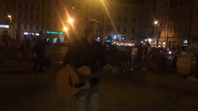 Уличный гитарист! Польша Wroclaw