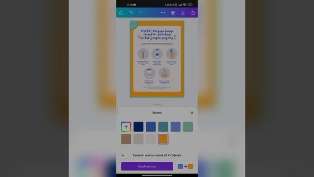 TUTORIAL DESAIN DI APK CANVA (HP) смотреть онлайн