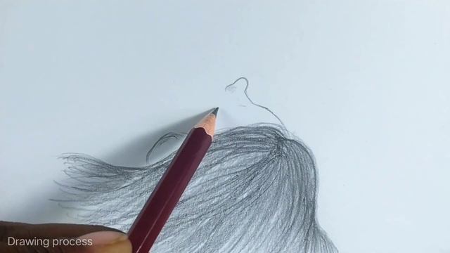 Pencil Drawing Technique / Female Figure Drawing / Drawing Process #art #drawing смотреть онлайн