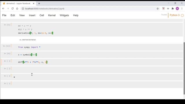 Python Calculus - Differentiation смотреть онлайн
