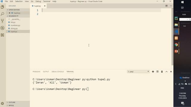 Python Tutorial for Beginners in Urdu/Hindi 5: Dictionaries , Tuples, and Sets смотреть онлайн