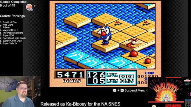 Taramoor Ranks the SNES Switch Online Games - Bombuzal AKA Ka-blooey Part 11 смотреть онлайн