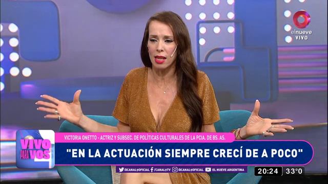 #VivoParaVos | Victoria Onetto: "Este año quiero volver a las tablas" смотреть онлайн