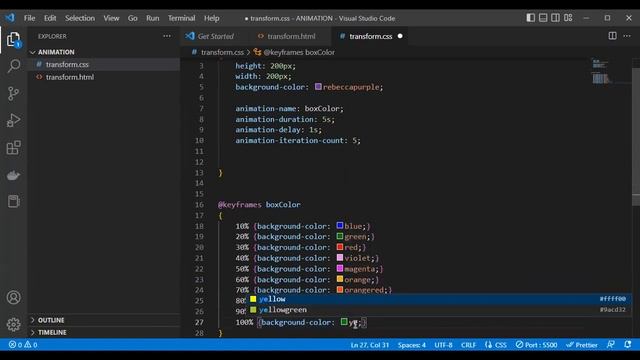 CSS Animation Part 02 Keyframes смотреть онлайн
