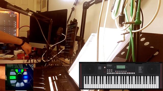 TC Helicon Perform V,Roland E X10 arranger keyboard, Go Pro Hero 9 Media Mod Line In, 3 songs. смотреть онлайн