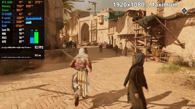 RTX 4060 + i5 13400F : Test in 10 Games 1080p - RTX 4060 Gaming смотреть онлайн