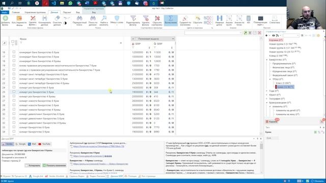 Анализ по тегам: группировка запросов в Key Collector 4 смотреть онлайн
