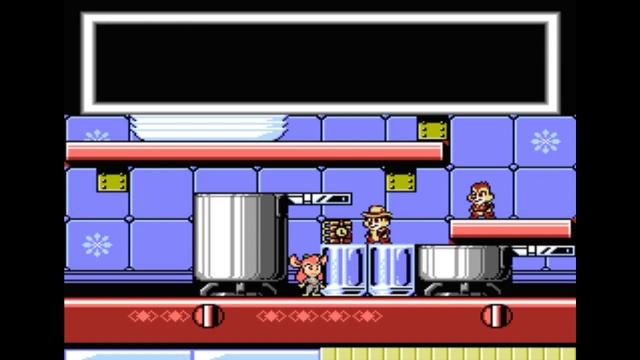 Dendy (Famicom,Nintendo,Nes) 8-bit Chip & Dale 2 часть уровень 2