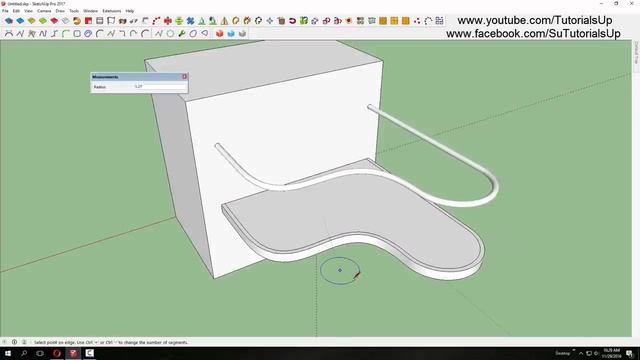 Array Along Path in Sketchup смотреть онлайн