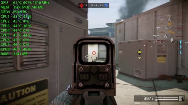 Warface | MSI GTX 970 | Maxed Out 1080p PhysX | FPS on Screen смотреть онлайн
