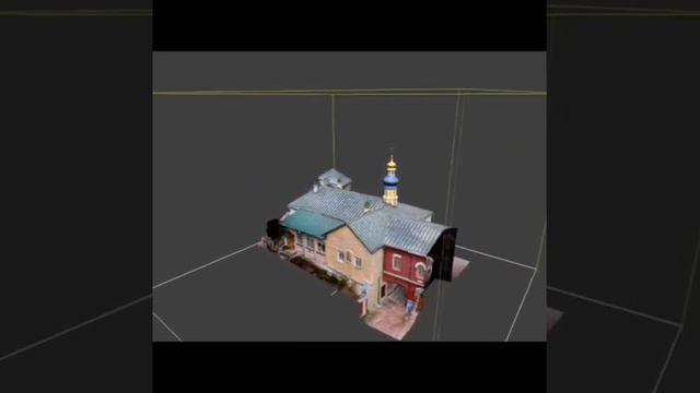 Трехмерная модель Лазаревского храма Псково-Печерского монастыря смотреть онлайн