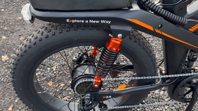 Engwe X24 dual battery E-bike Review смотреть онлайн