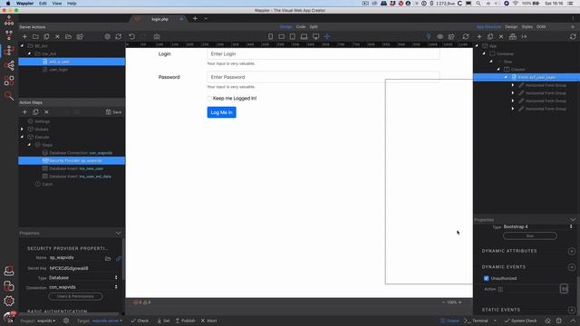 Wappler 2020 Login Procedure from start to finish with your database. смотреть онлайн
