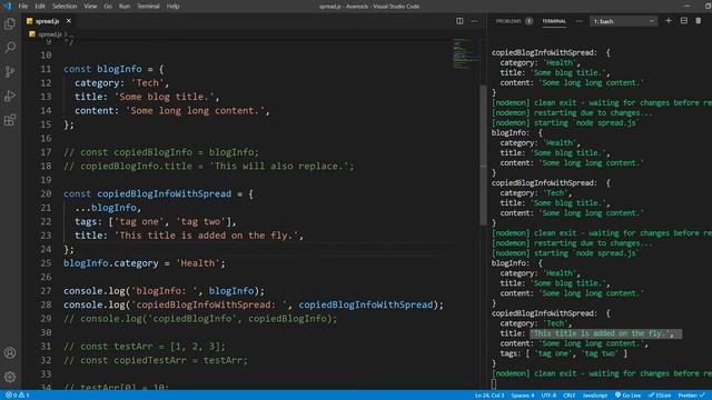 #3 Advance JavaScript for Advance Developer - Rest vs Spread Operator смотреть онлайн