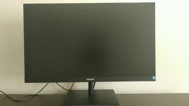Распаковка монитора Phillips E line 245E1S/00 смотреть онлайн