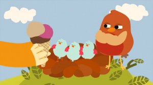 Мишо и Робин, 1 сезон,  22 серия. Голодные птенчики