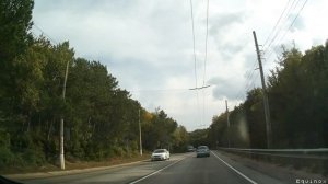 Дорога в Алушту. Трасса Симферополь-Алушта, сентябрь 2021, едем на машине. Профессорский уголок.