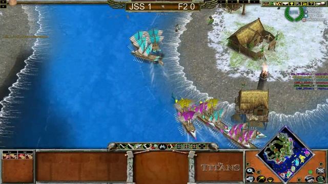 JSS vs. F2, Game 2 - Age of Mythology: The Titans Clan League, Season 26 - Division 2, Round 3 смотреть онлайн