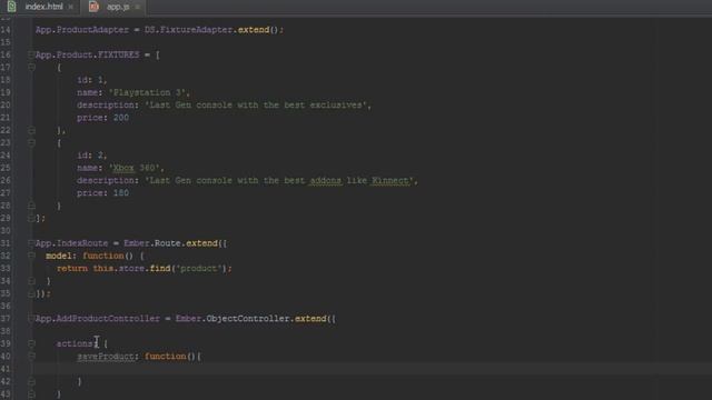 EmberJs Simple Shopping Cart System - 3 Create Add Product Page смотреть онлайн