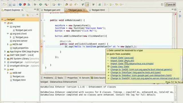 SmartGWT + GWT 1.6.4 + Eclipse (Ganymede) [PART 2] смотреть онлайн