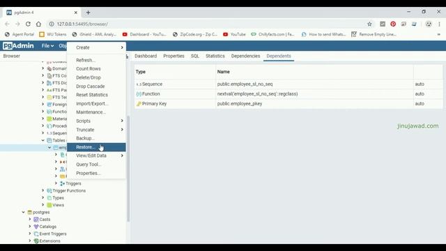 Delete values,Delete Table from postgresql table using java JDBC-CRUD Part 4 смотреть онлайн