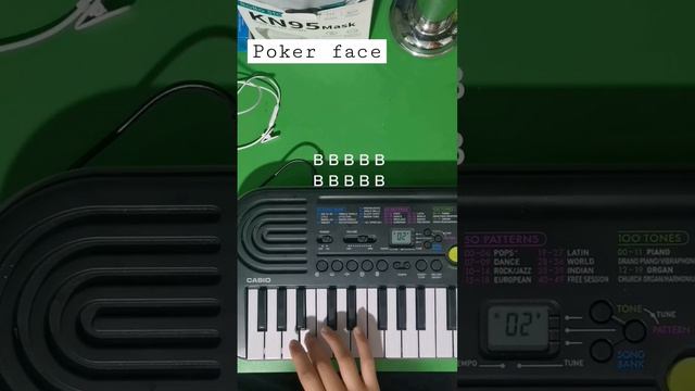 Poker Face TUTORIAL | CASIO SA-47 смотреть онлайн
